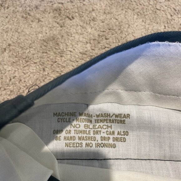 Vintage 90s Troutman Work Pants Size 37X30 Hunter Green Workwear Made in USA NWT - Picture 8 of 11